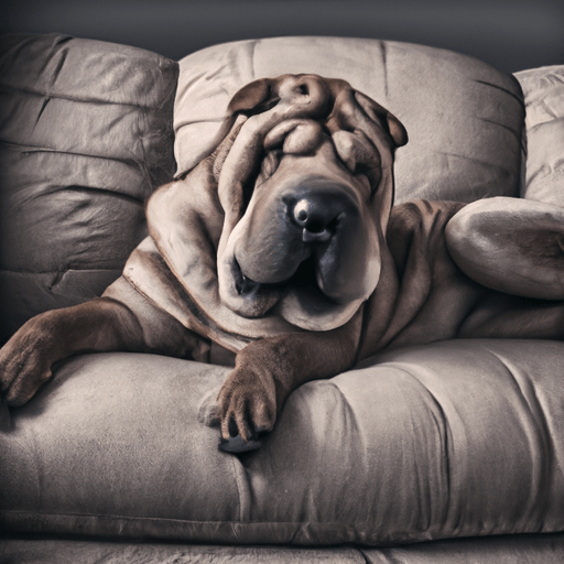 Chinese Shar-Pei folds and wrinkles