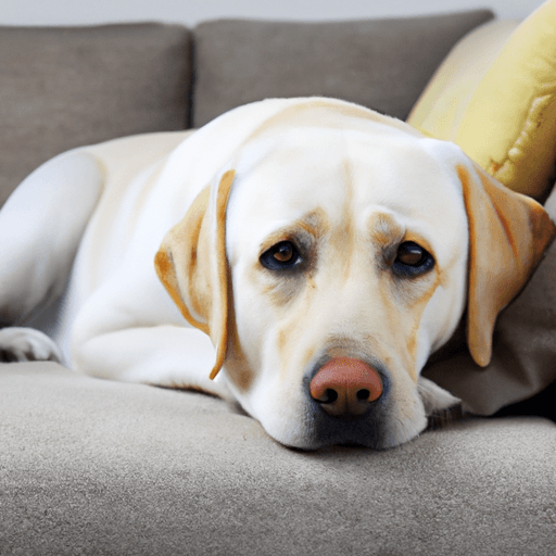 Sleepy labrador