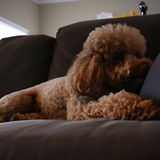 That's one tired French poodle Brown